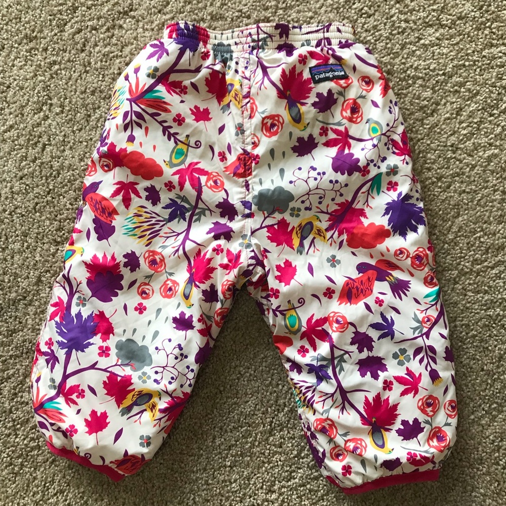Patagonia kids puff pants, reversible! Excellent condition!
